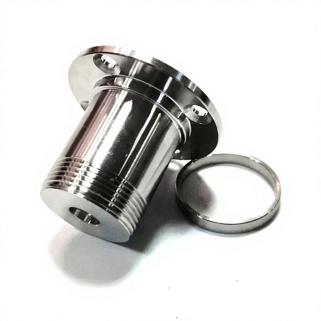 Customized Surface Finish CNC Machining & Wire EDM Sandblasted Clear Anodizing Aluminum Parts PVD Coating Stainless Steel Parts - 图片 2