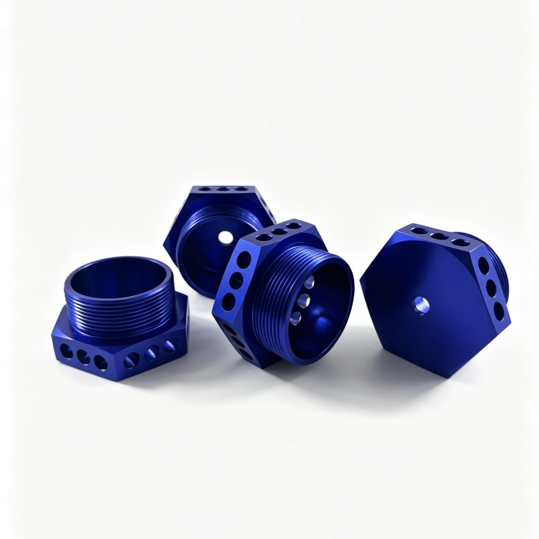 OEM Custom 6061 6063 Aluminum CNC Machining Parts Precision Turning Milling with Sandblasting Anodizing Surface Treatment - 图片 3