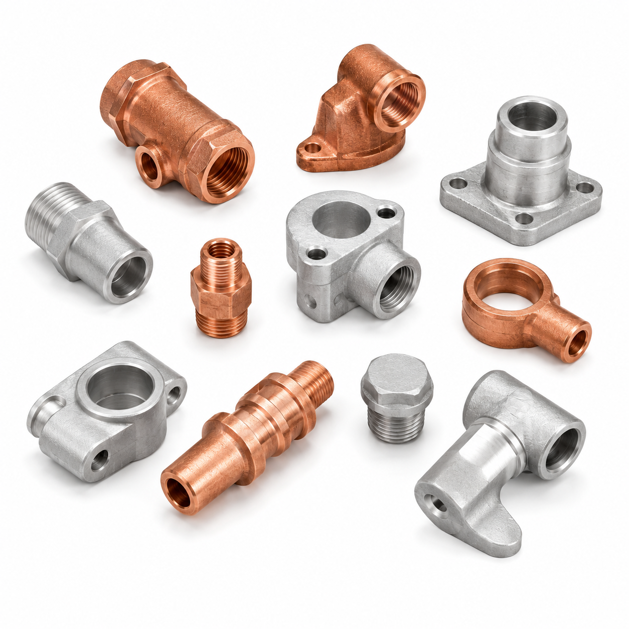 Custom CNC Machining Brass Stainless Steel Automotive Parts Precision Turning Drilling Metal Components - 图片 3