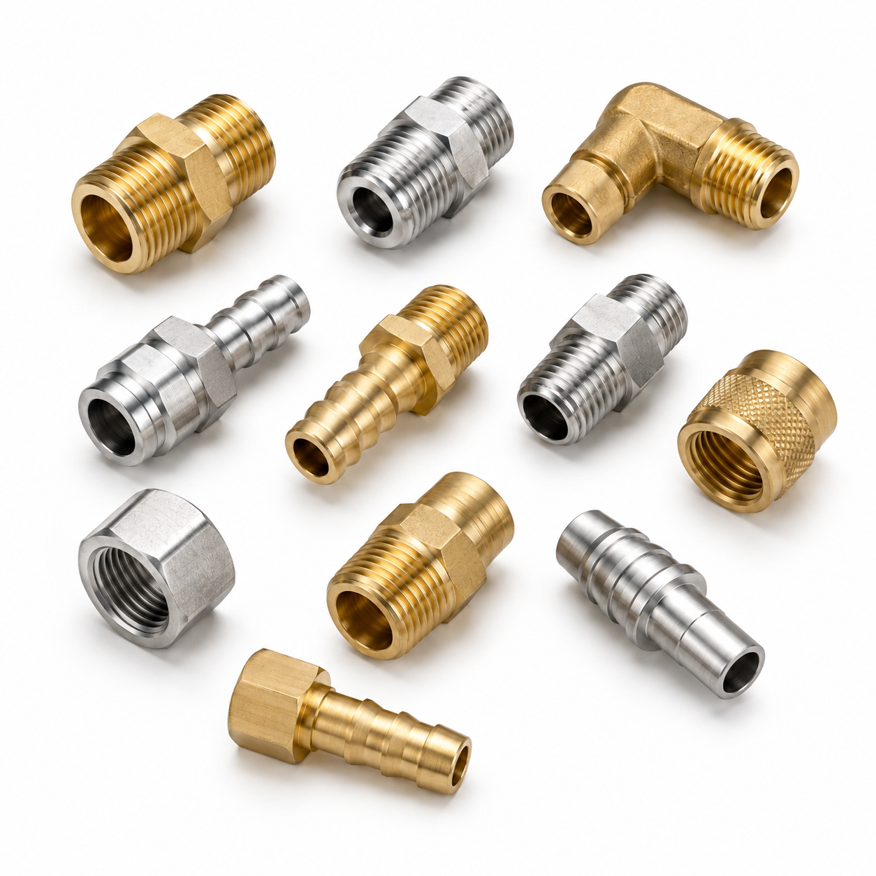Custom CNC Machining Brass Stainless Steel Automotive Parts Precision Turning Drilling Metal Components - 图片 4