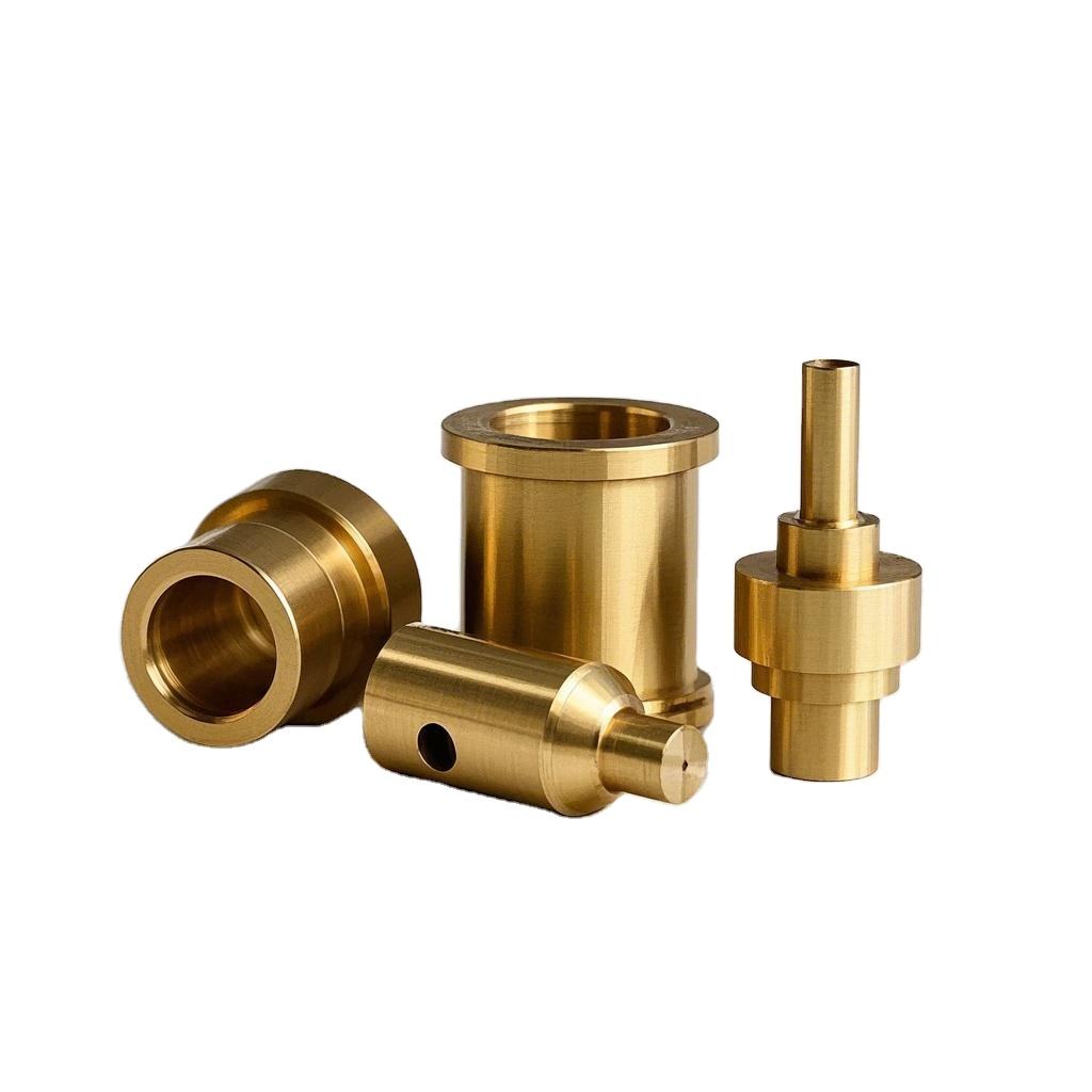 Factory Cheap Custom OEM Brass Parts Turning Milling Turning Brass Parts Custom Copper Parts - 图片 5