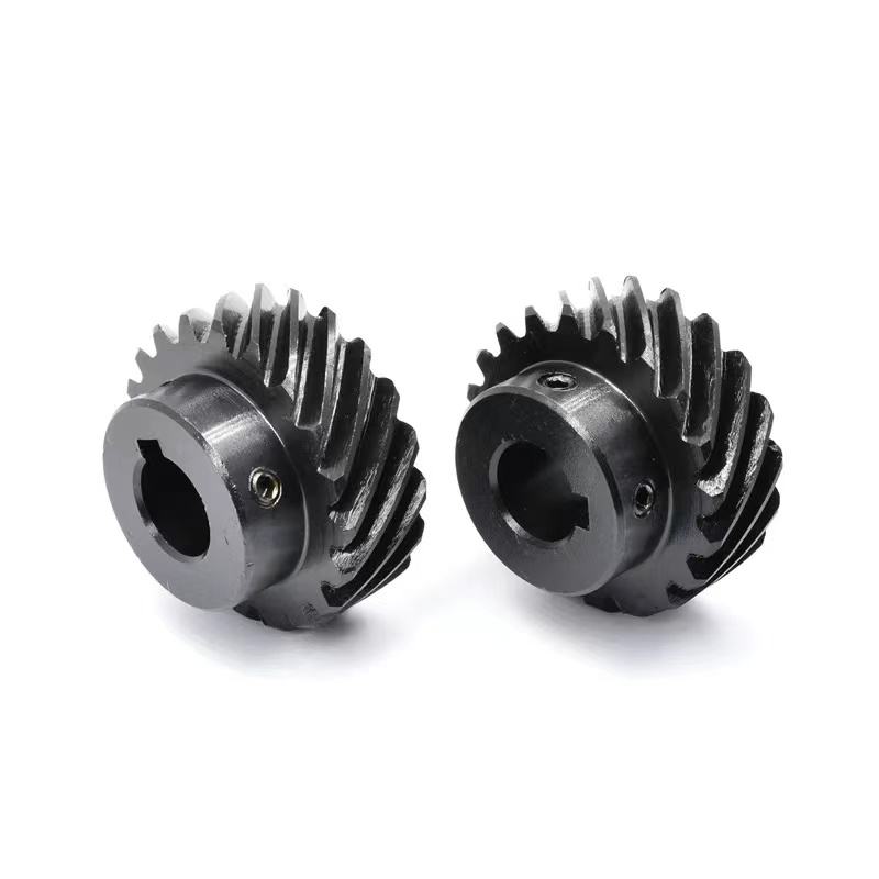 Factory OEM high-precision black bevel gear customized mechanical transmission gear - 图片 4