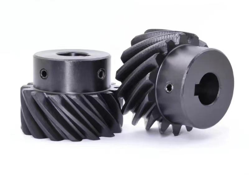 Factory OEM high-precision black bevel gear customized mechanical transmission gear - 图片 5