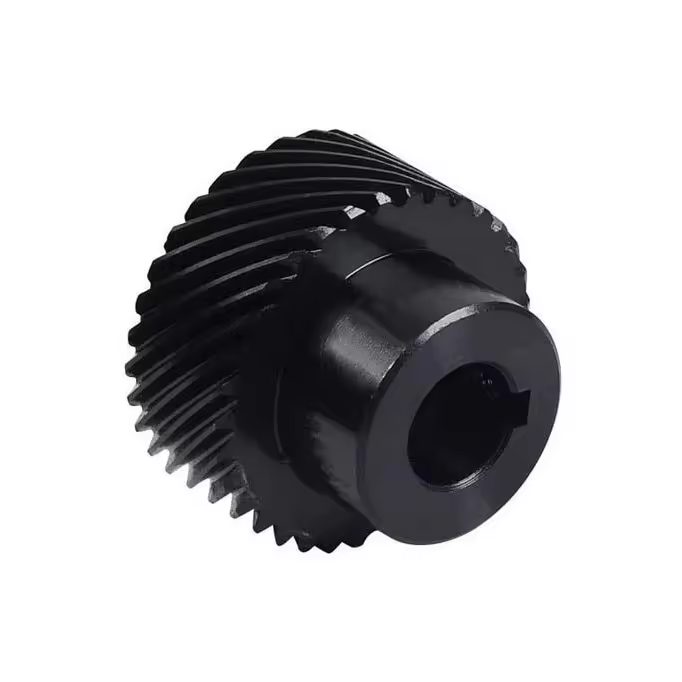 Factory OEM high-precision black bevel gear customized mechanical transmission gear - 图片 6