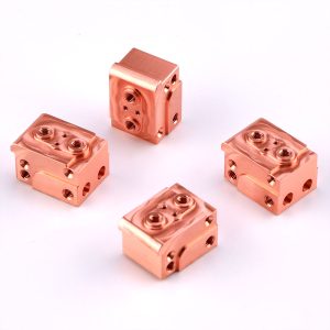 CNC Rapid Production Copper Parts Service Milling Custom Copper Parts Power Distribution Blocks