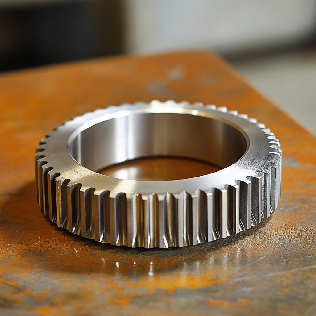 High Precision Rotary Broaching Inner Spline Ring, Custom Machining Service for Transmission Systems, ISO9001 Certified - 图片 4