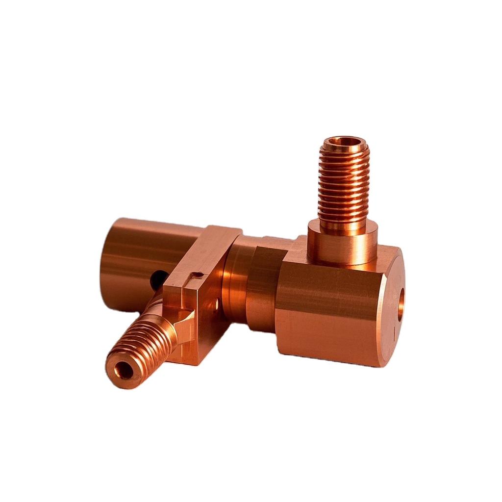 CNC Rapid Production Copper Parts Service Milling Custom Copper Parts Power Distribution Blocks - 图片 5