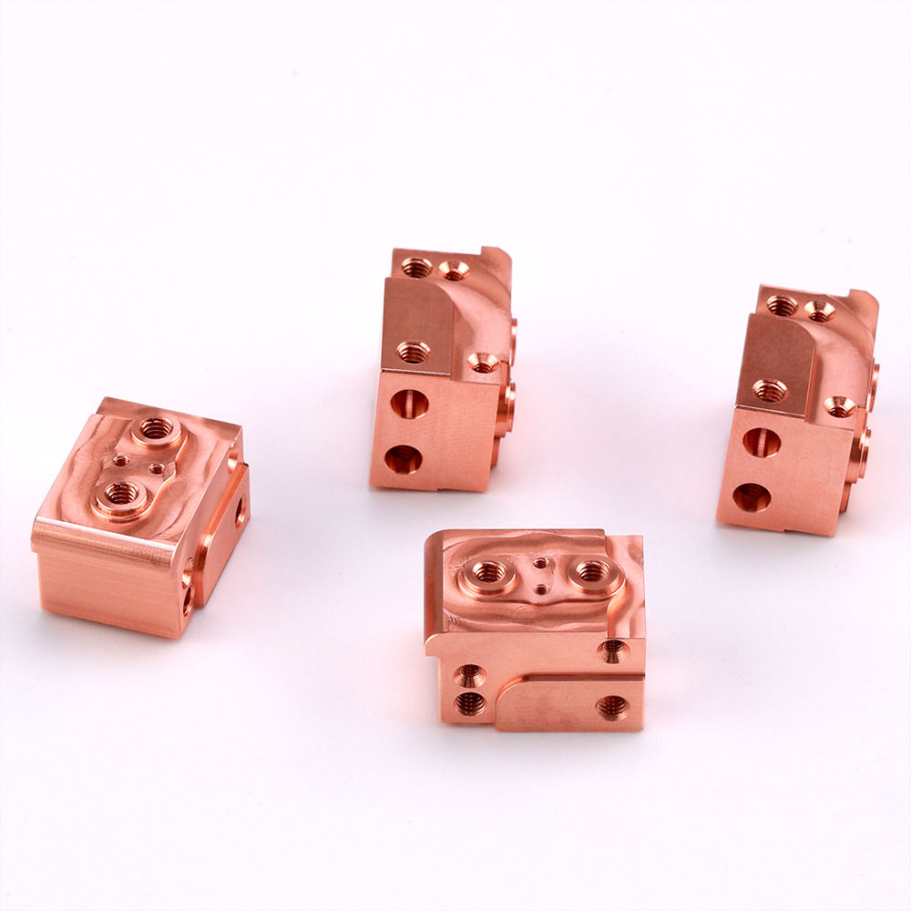 CNC Rapid Production Copper Parts Service Milling Custom Copper Parts Power Distribution Blocks - 图片 3