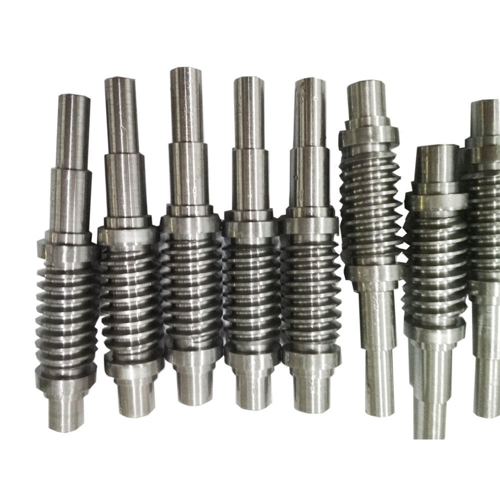 High Precision Customized CNC Machining Stainless Steel Worm Gear Set Gear Wheel Parts - 图片 3