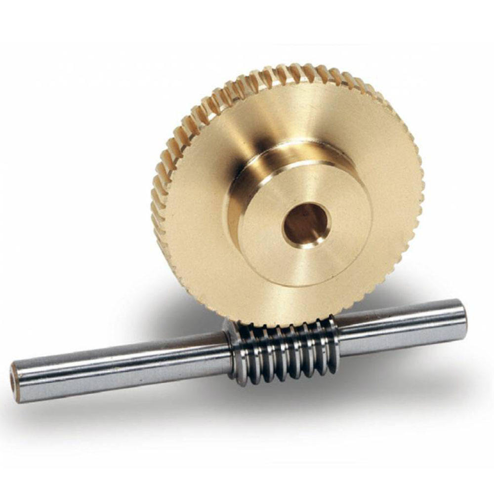 High Precision Customized CNC Machining Stainless Steel Worm Gear Set Gear Wheel Parts - 图片 5