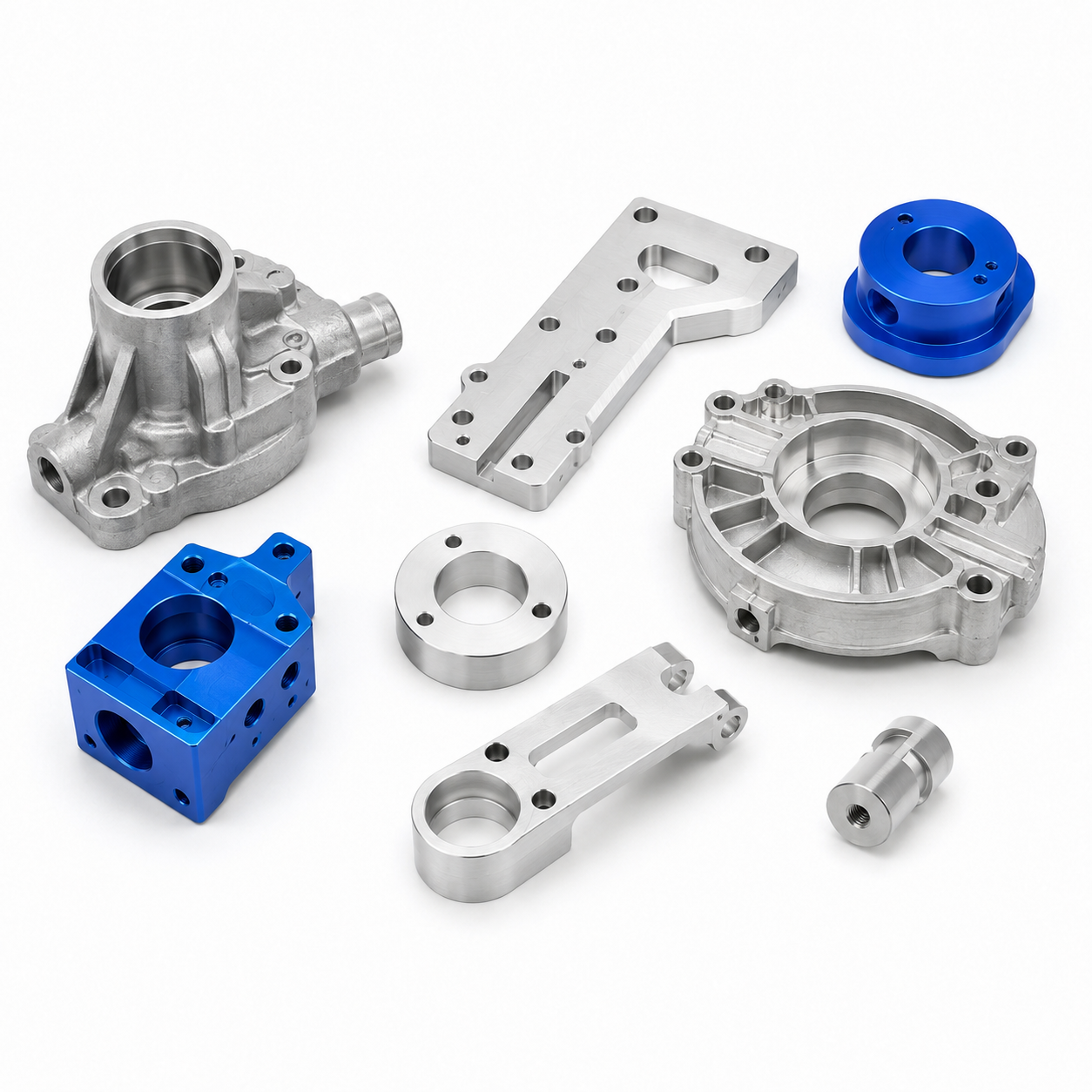 Custom CNC Machining Aluminum Stainless Steel Turbine Impeller Housing Precision Metal Components - 图片 4