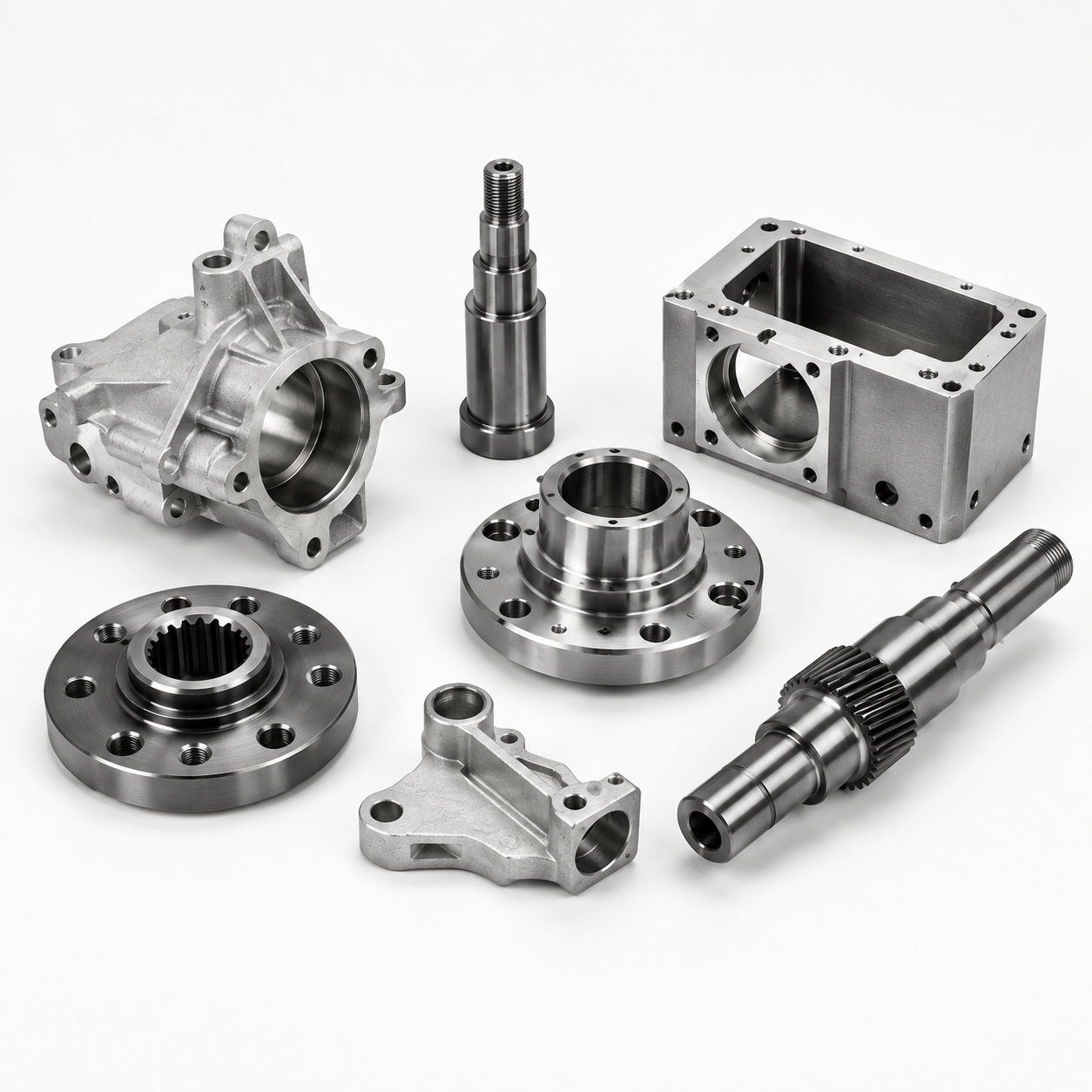 Custom CNC Machining Aluminum Stainless Steel Turbine Impeller Housing Precision Metal Components - 图片 5