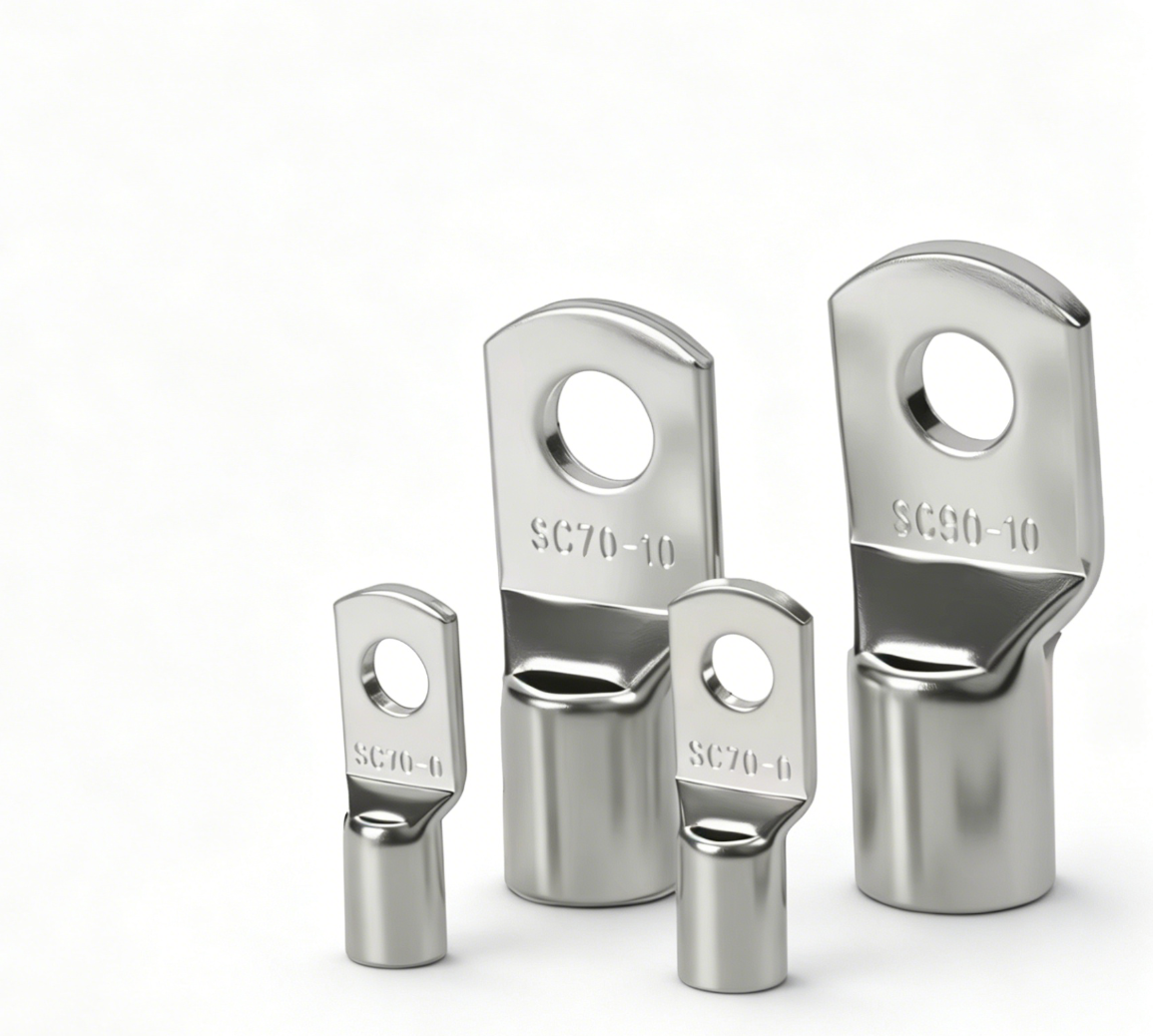 Factory Price Wholesale Ring Terminals 600V Rated Customized Sizes Electrical Crimp Lug Connectors Industrial