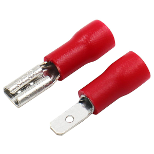 Factory Supply 187 Insulated Quick Disconnect Terminals Female Male Nylon Crimp Spade Connectors OEM Electrical Terminal