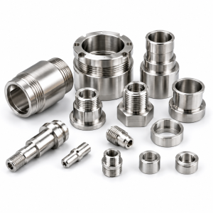 OEM CNC Machined Stainless Steel Threaded Pipe Fittings Custom Precision Hydraulic Connectors and Adapters