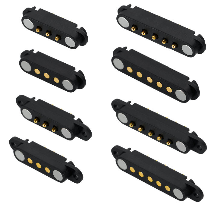 High Quality Quick Mounting Precision Engineering Ensuring Enhanced 2 3 4 5 6 7 8 9 10 12PIN Magnetic Pogo Pin Connector - 图片 2