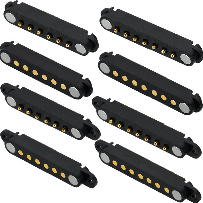 High Quality Quick Mounting Precision Engineering Ensuring Enhanced 2 3 4 5 6 7 8 9 10 12PIN Magnetic Pogo Pin Connector - 图片 3