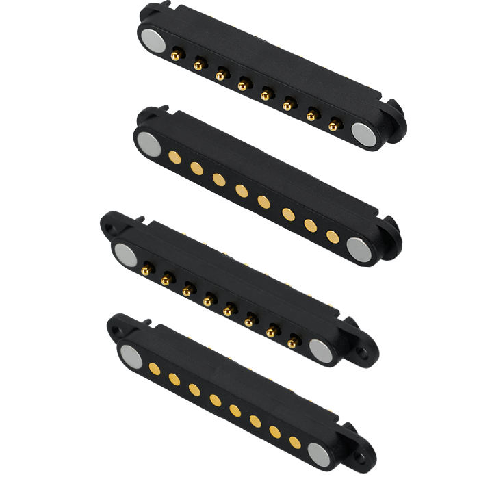 High Quality Quick Mounting Precision Engineering Ensuring Enhanced 2 3 4 5 6 7 8 9 10 12PIN Magnetic Pogo Pin Connector - 图片 4