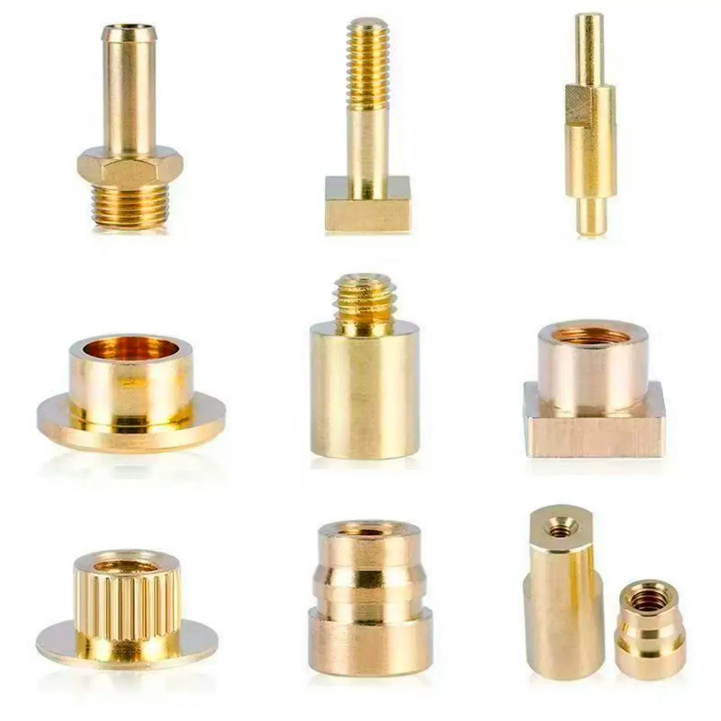 High Quality Custom Metal Precision CNC Turned Machined Brass Parts Fabrication Machining Services Stainless Steel Material - 图片 6
