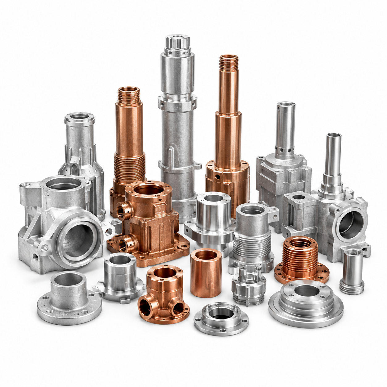Custom CNC Machining Stainless Steel Aluminum Brass Precision Shaft Pin Turning Milling Metal Parts - 图片 5