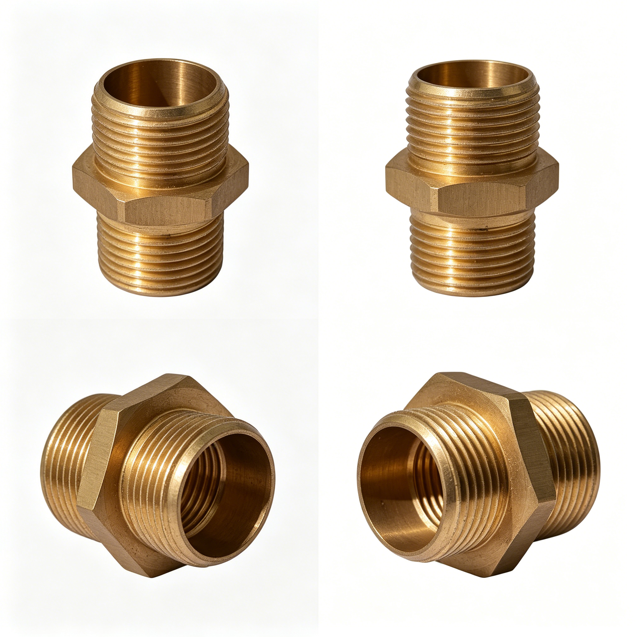 Oem Factory Price Brass Turned Parts Cnc Turning Milling Lathe Fittings China Cnc Machining Brass Parts - 图片 3