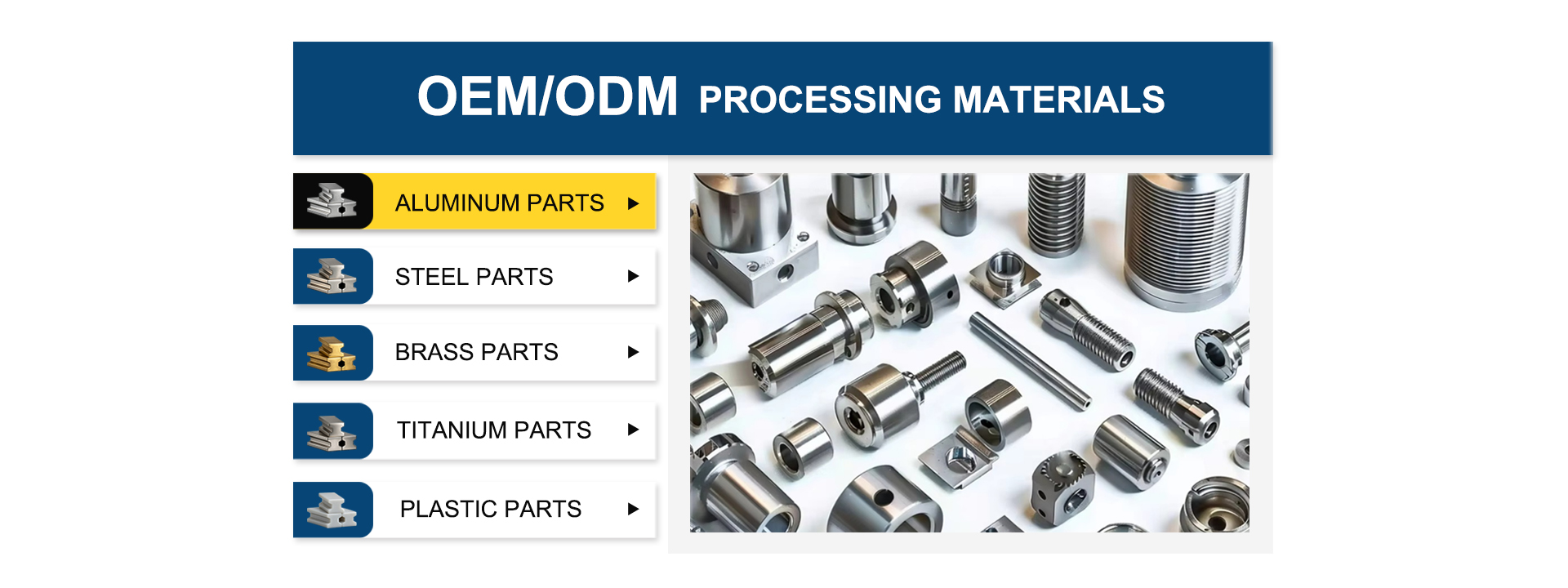 Aluminum parts