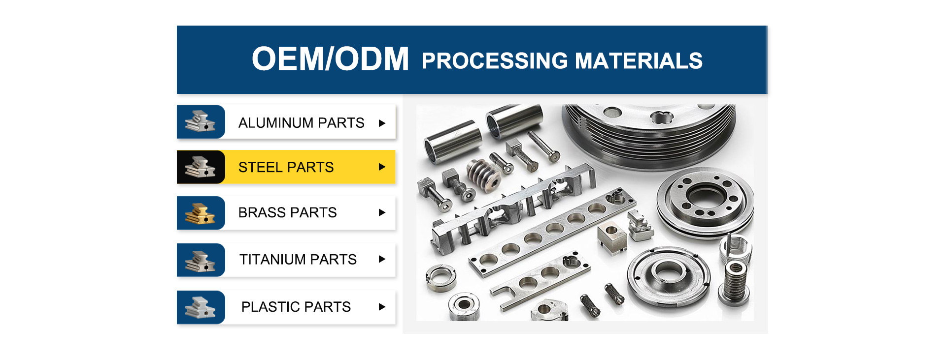 Steel parts